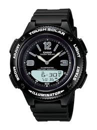 Casio correa de reloj 10332535 Plástico Negro 14mm 